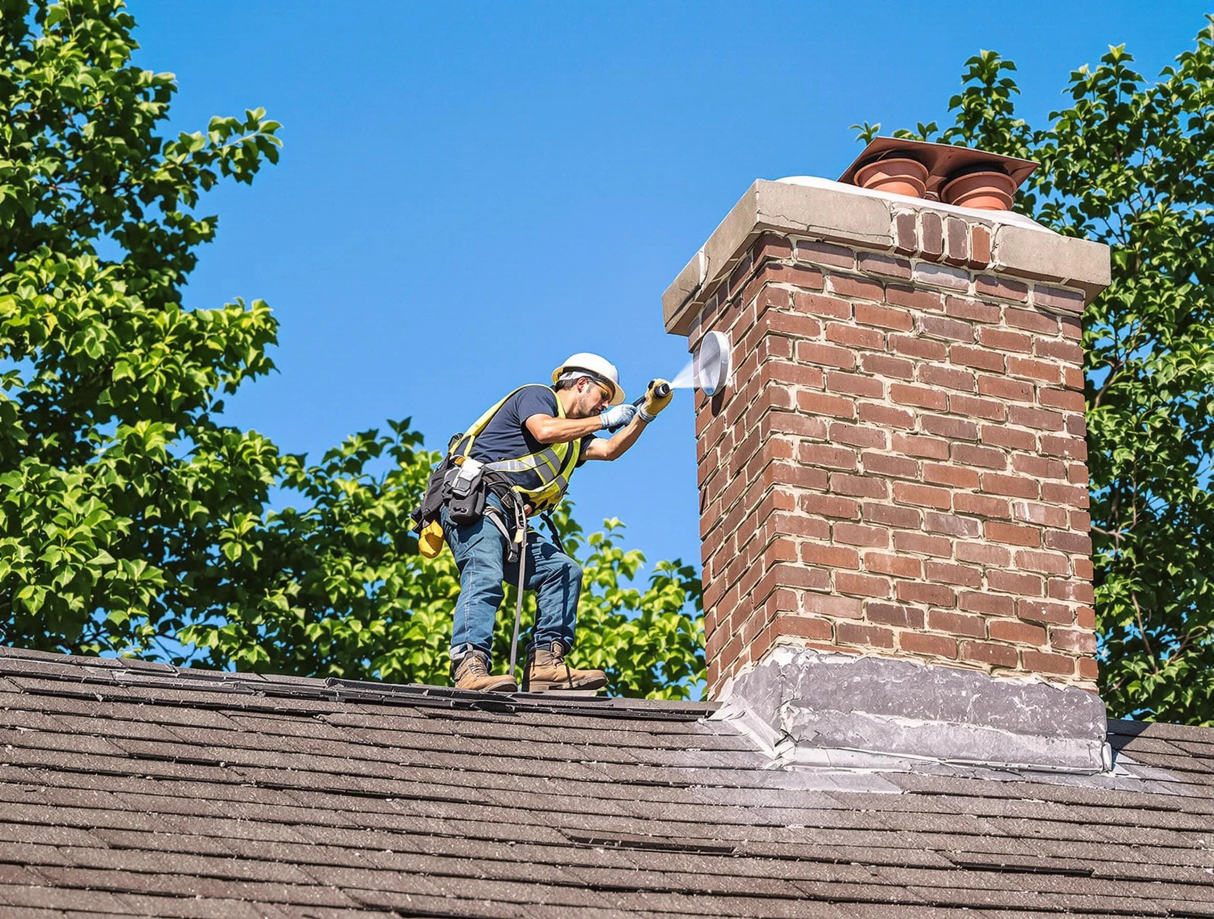 Bridgewater Chimney Sweep performing an inspection with advanced tools in Bridgewater, NJ